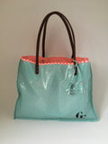 Collection ZIGZAG : Sac RAINBOW  TURQUOISE grand modèle