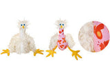 Peluche créateur Gwénaël Malcorpi. CHICKYTA LA POULE