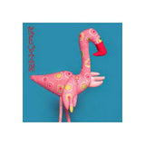 Peluche créateur Gwénaël Malcorpi : KEVIN LE FLAMAND ROSE