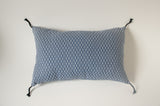 Coussin créateur : Vagues bleues