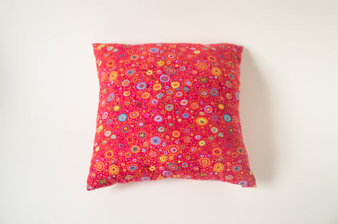 Coussin créateur rose fushia : PIROUETTE ROSE